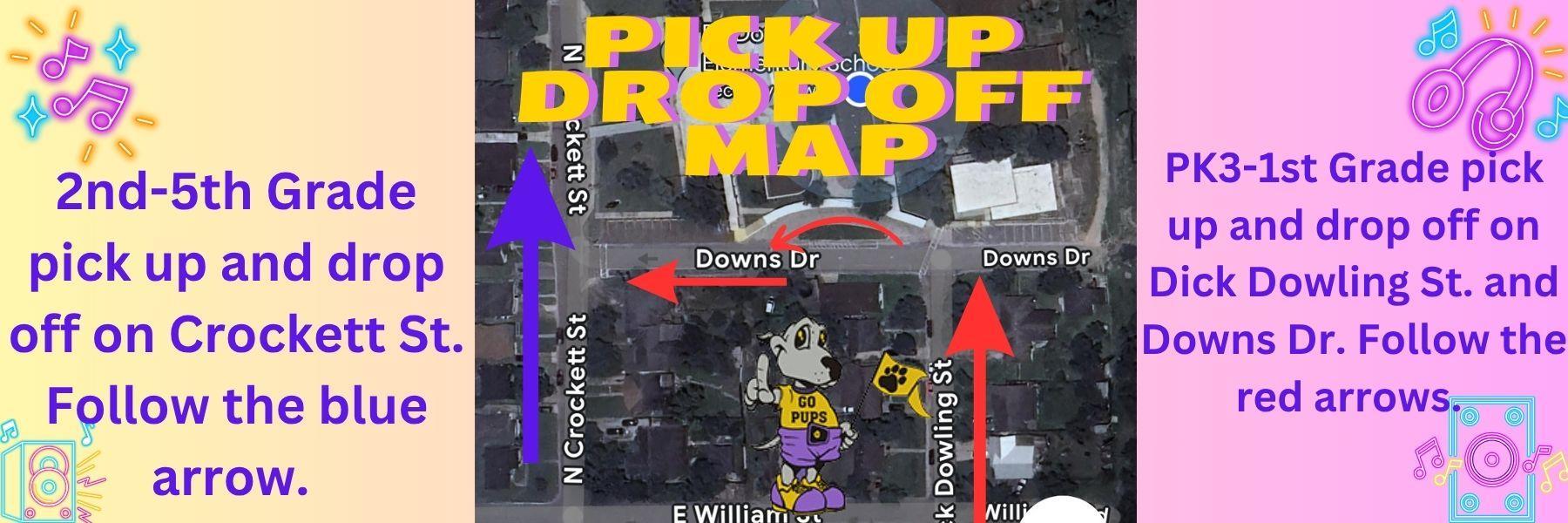 oick up drop off