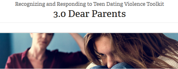 Recognizing and Responding to Teen Dating Violence