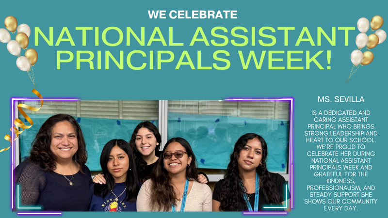 is a dedicated and caring Assistant Principal who brings strong leadership and heart to our school. We’re proud to celebrate her during National Assistant Principals Week and grateful for the kindness, professionalism, and steady support she shows our community every day.