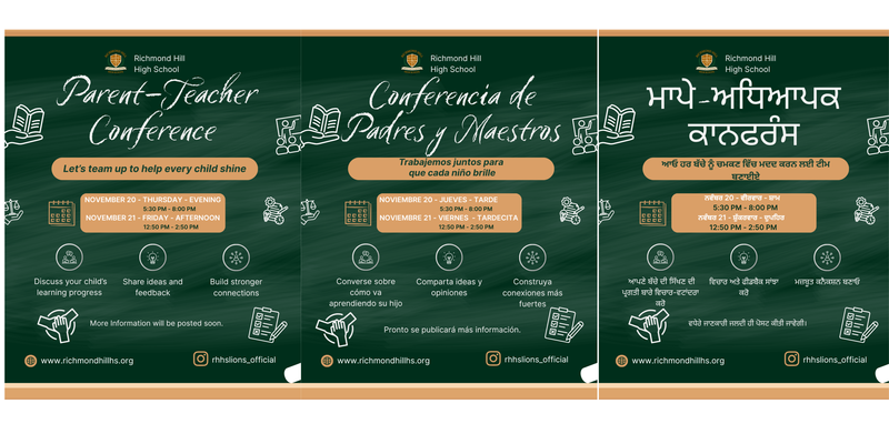 Parent Teacher Conferences