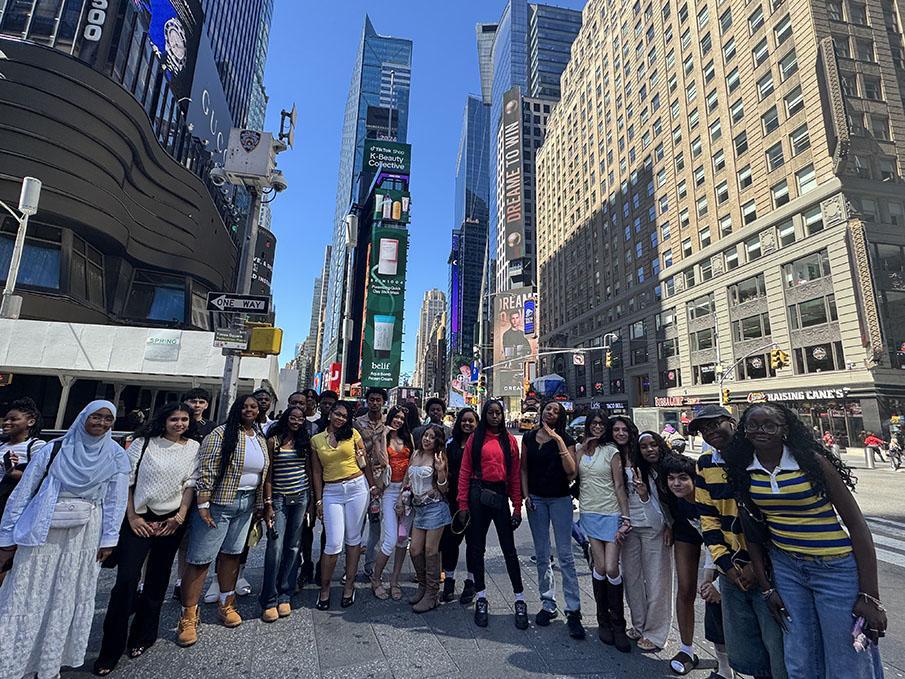 CMSA students visit NYC as part of the CYSP program