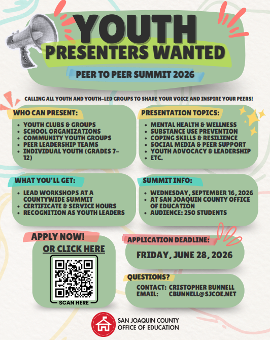 Peer to Peer Summit 2026 - SJCOE  9/16/26 Featured Photo