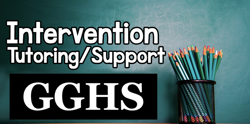 2021-2022 GGHS Tutoring/Intervention Opportunities Featured Photo