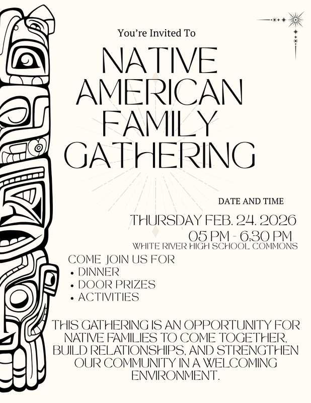 Native American Family Gathering Flyer