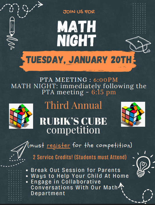 Math Night Flyer