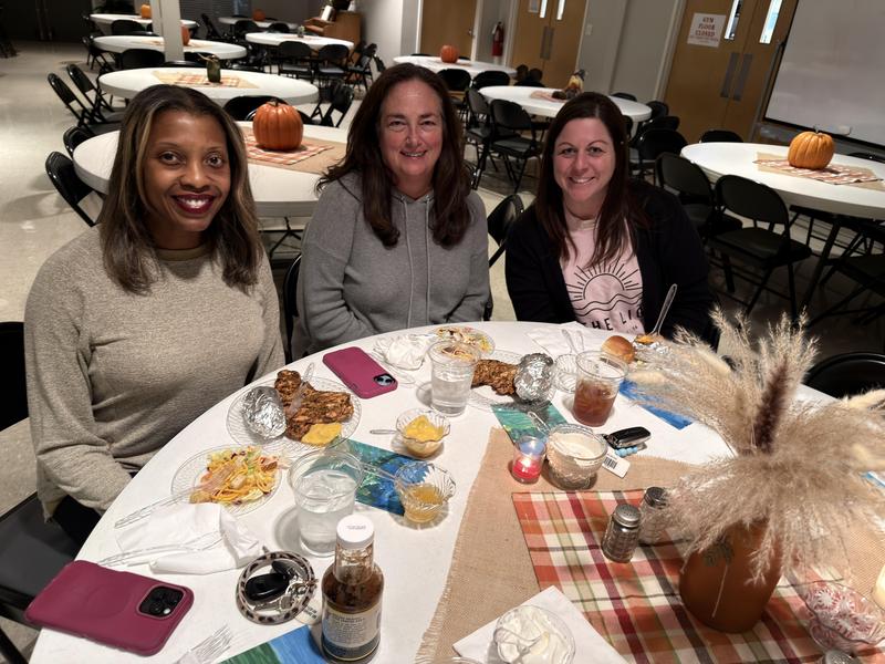 A celebration dinner