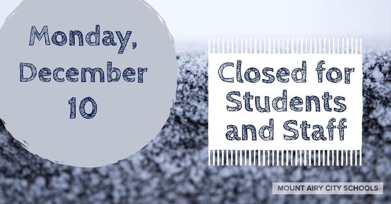 Closed Monday December 10
