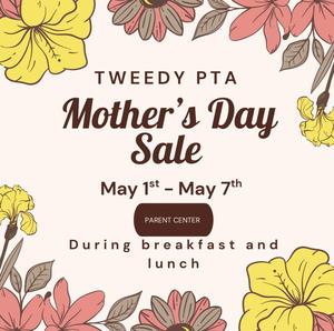flyer for mother's day sale-english