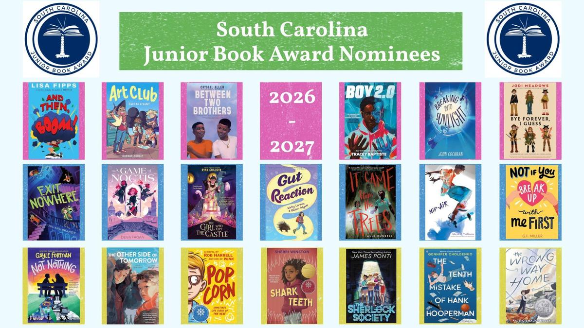Cover photos of each nominated book
