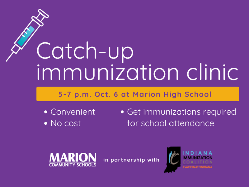 promo graphic - immunization clinic October 2026