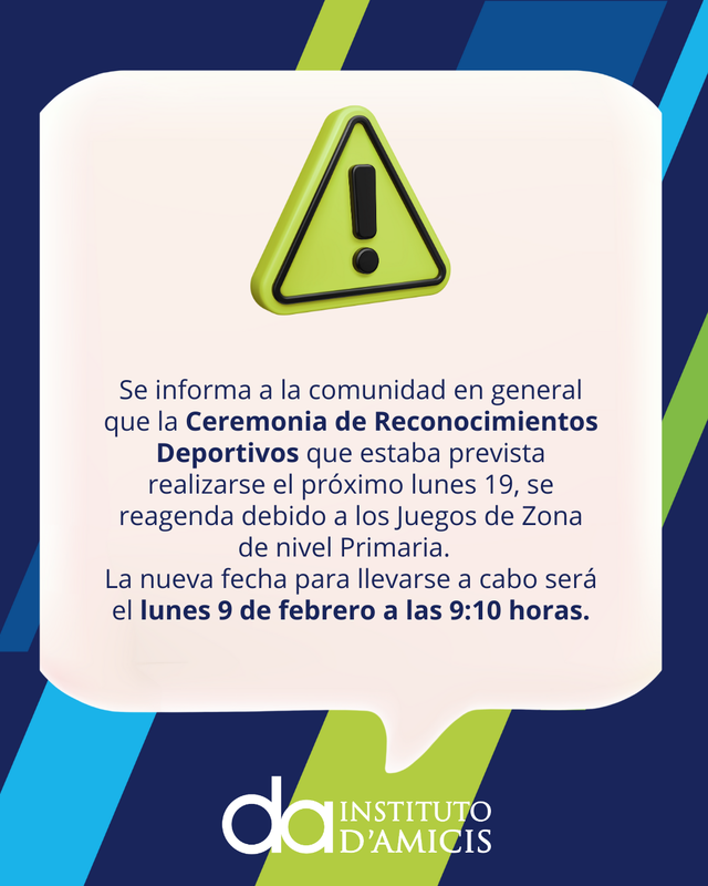 CAMBIO DE FECHA Featured Photo