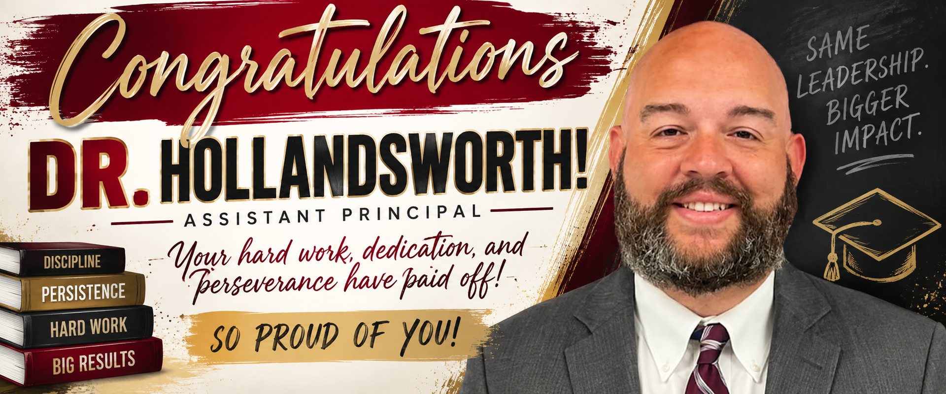 Congratulations Dr. Hollandsworth.