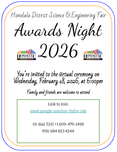 Science Fair (HonSEF) Awards Night Online Featured Photo