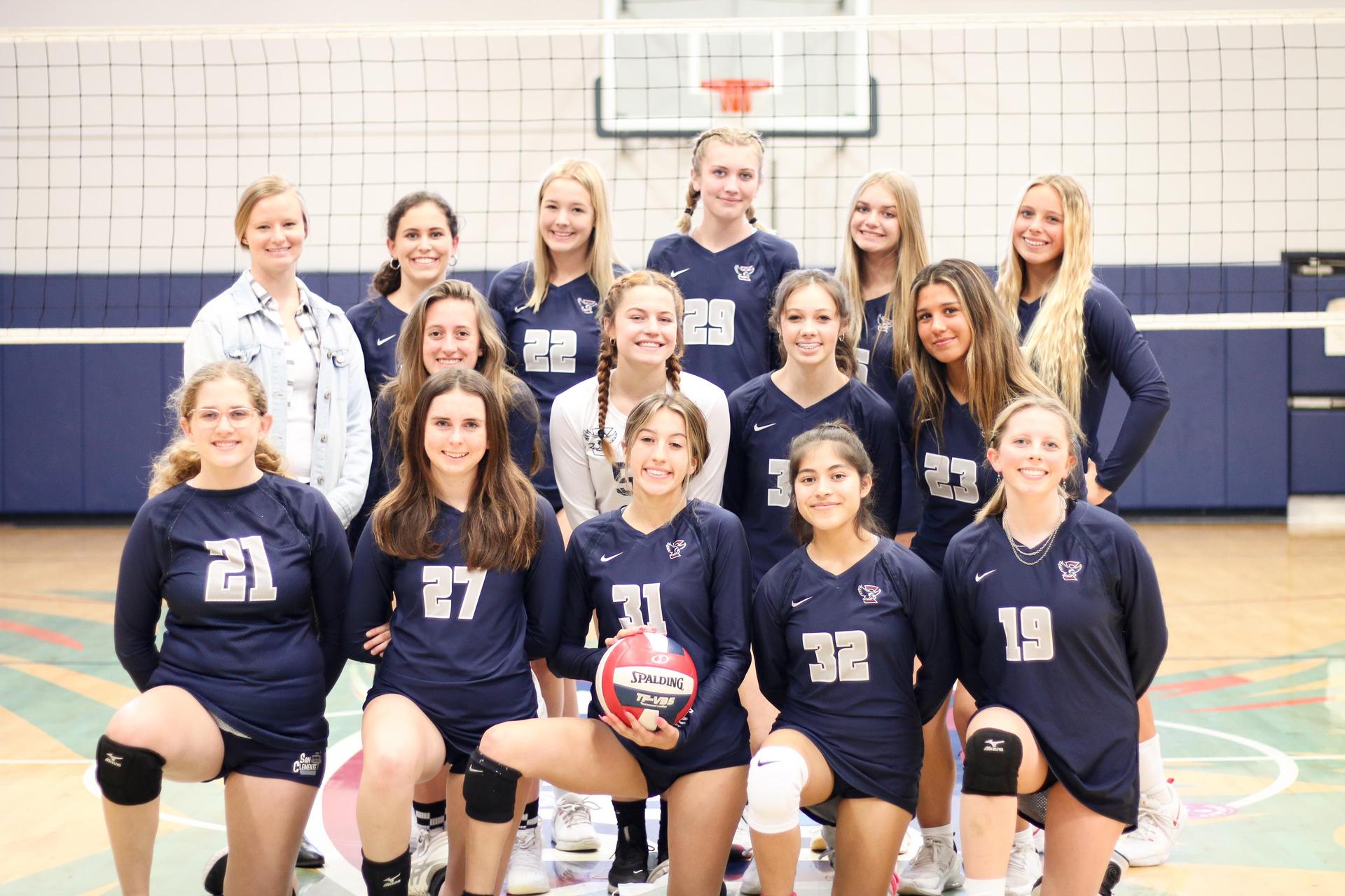 Junior Varsity & Frosh/Soph Roster Girls Volleyball Capistrano