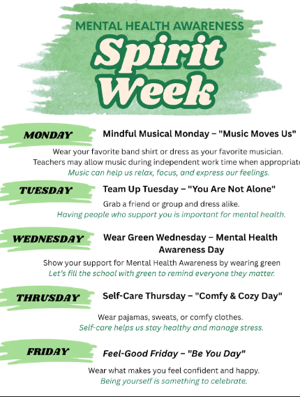 Mental Health Awareness Spirit Week Featured Photo