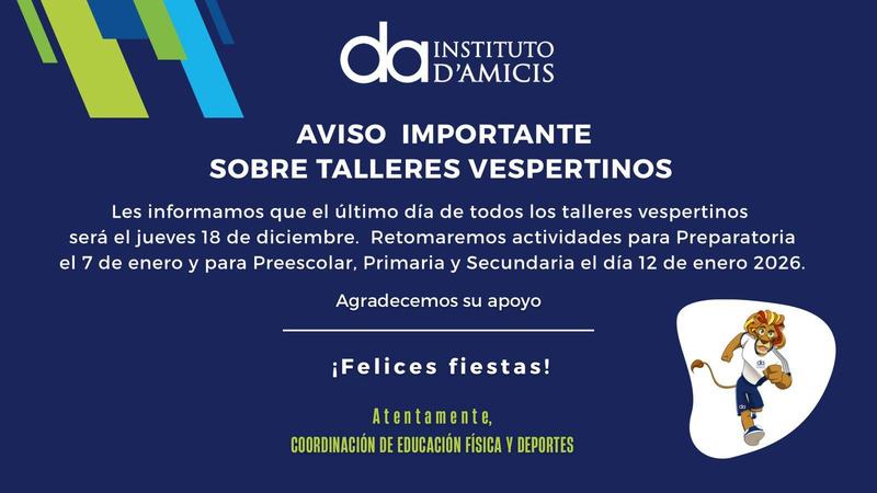 ¡AVISO IMPORTANTE!