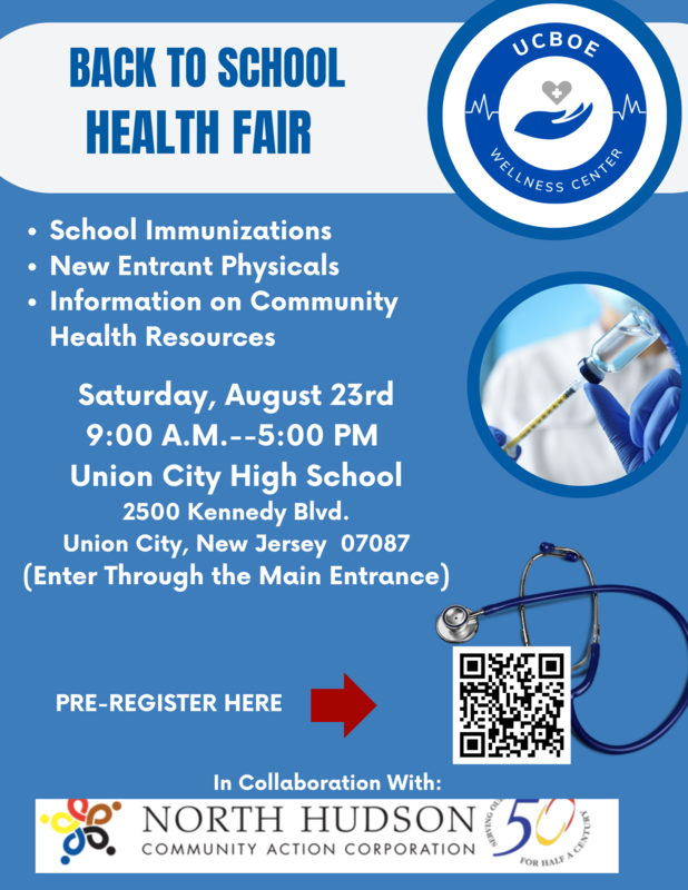 Back To School Health Fair Flyer