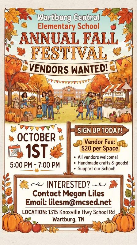 Vendors Wanted Flyer