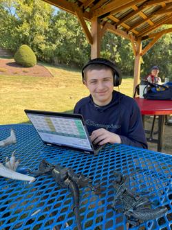 Student on Computer