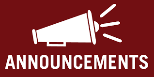 Announcements 5 25 2022 Featured Photo