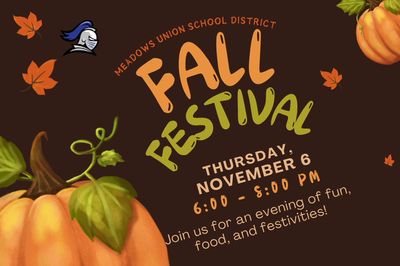 Fall Festival Invitation with pumpkins