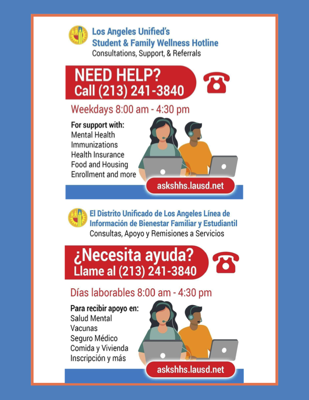 Hotline (English/Spanish)