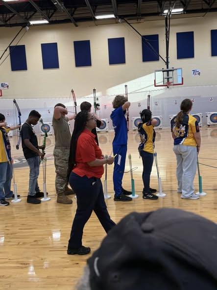 Great Archery Contest!! Kudos to Coach Oatis and Coach Benoit!!