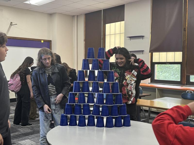 Cup Stacking Minute to Win It Game