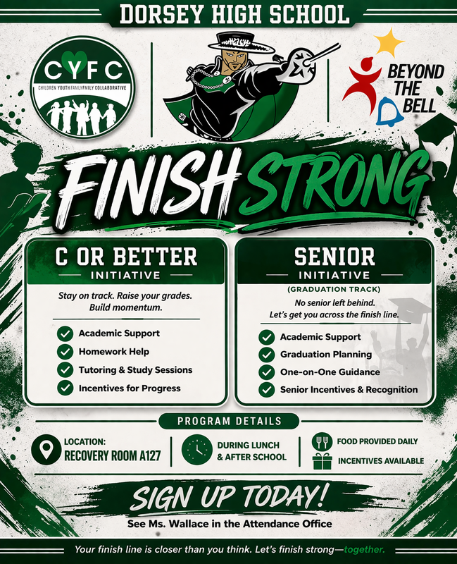 SBA Dorsey High C or better flyer