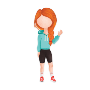 Girl Waiving