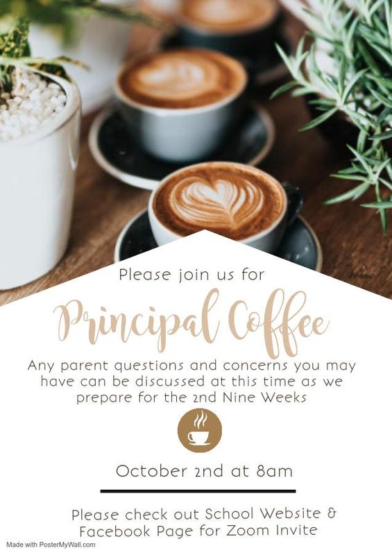 Join Us For Principal Coffee - Thursday, October 2nd! Haga clic aquí para obtener información en español Featured Photo