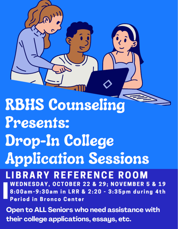 Drop In College Application Sessions