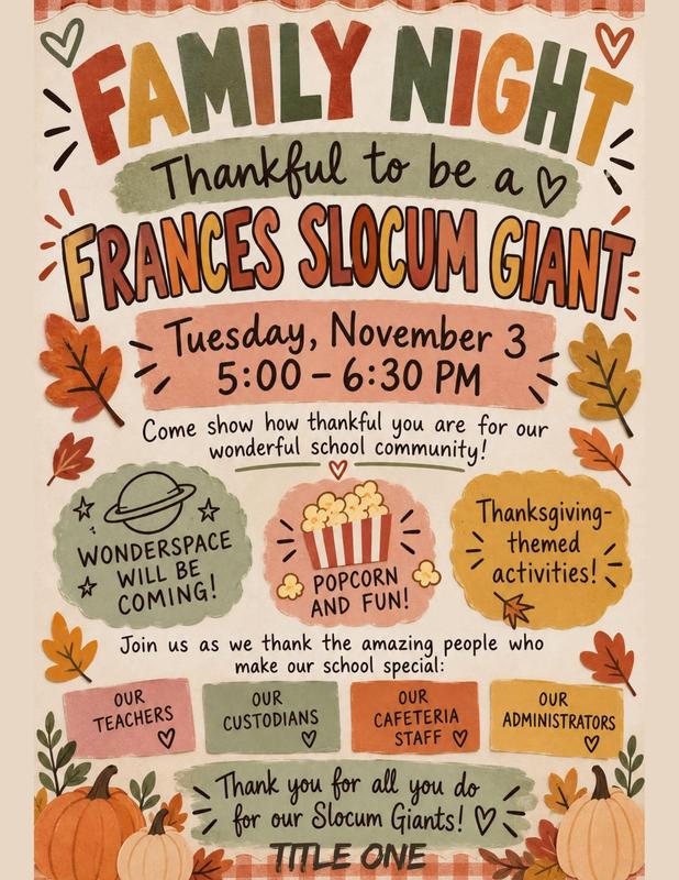 flier - FSES family night Nov 2026