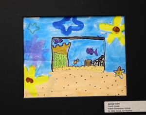 Student artwork on display