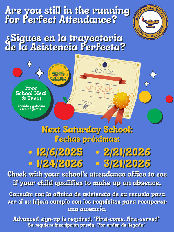 Saturday School Flyer