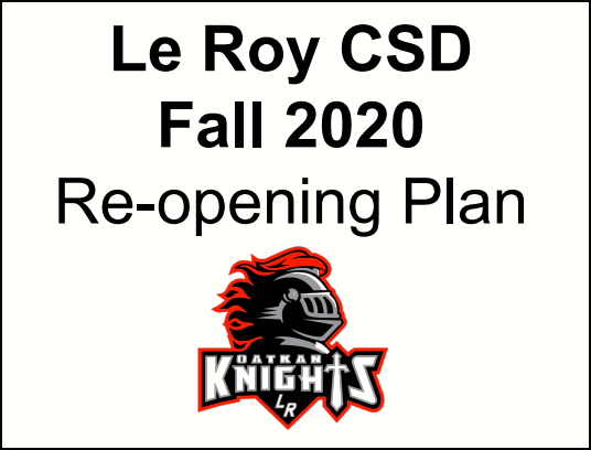 Le Roy CSD Re-Opening Plan Featured Photo