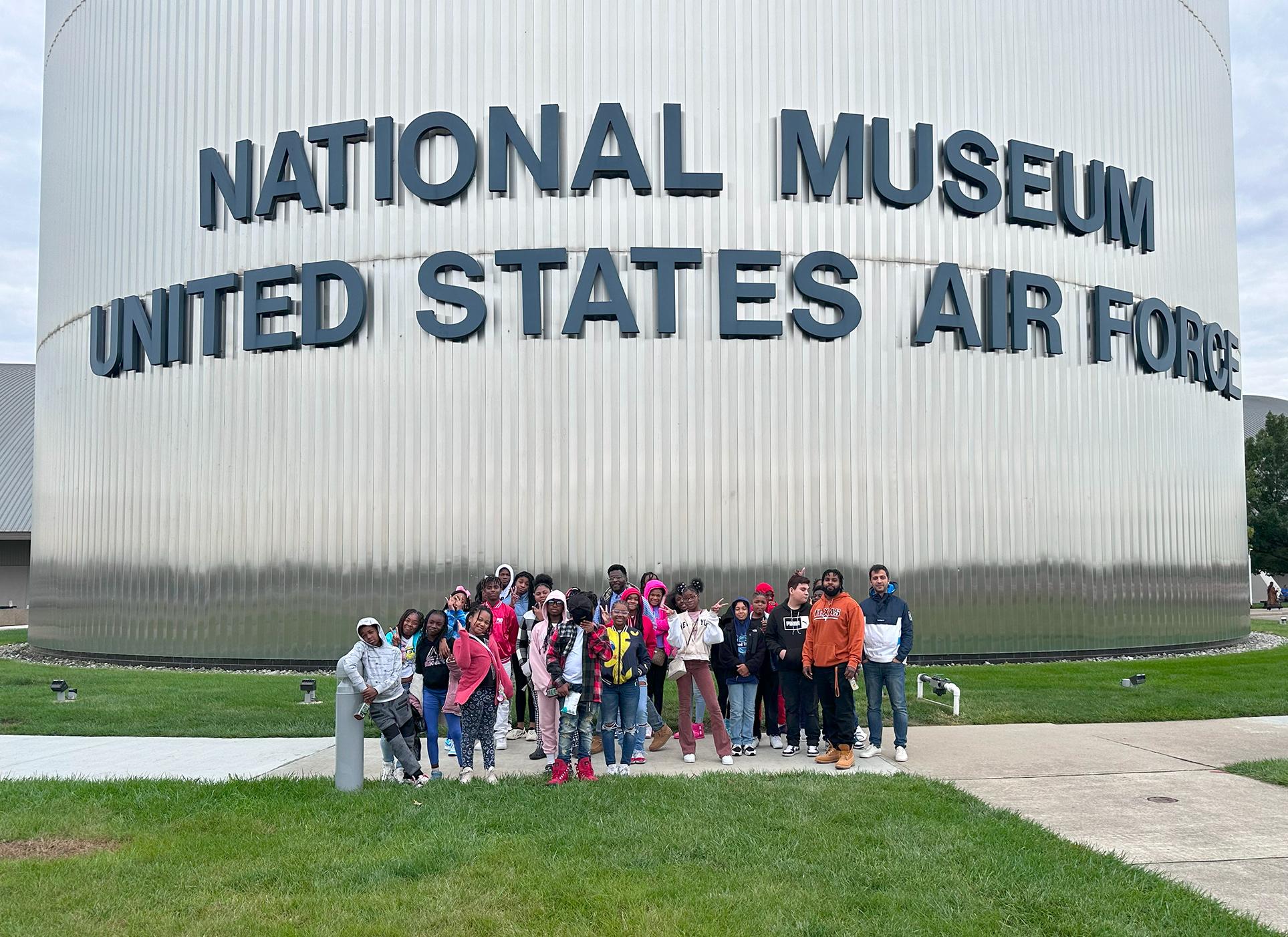CYSP Scolars at the US Airforce Base