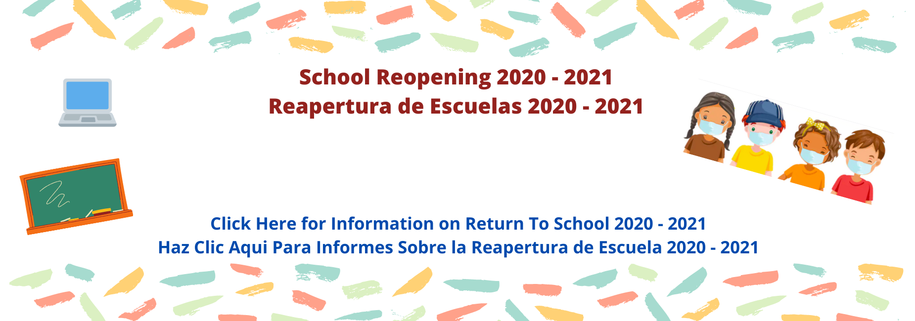 School Reopening Image Bilingual with NYCDOE Link
