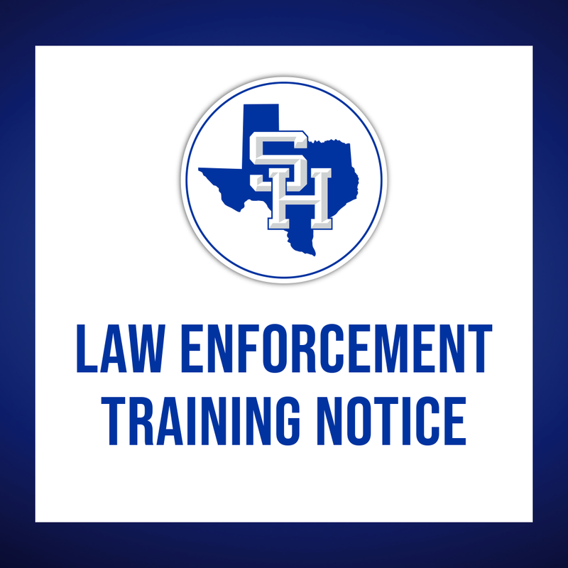 Law Enforcement Training Notice