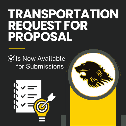Transportation RFP is available for submissions