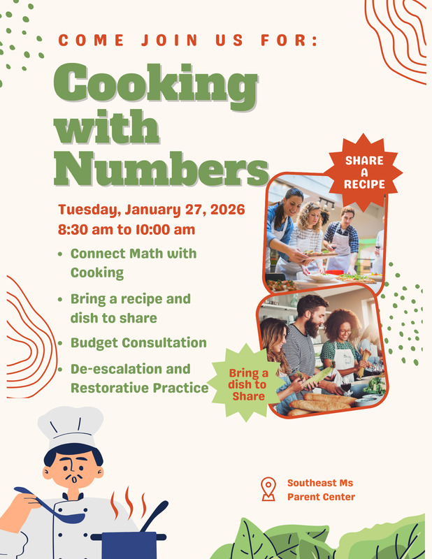Cooking flyer