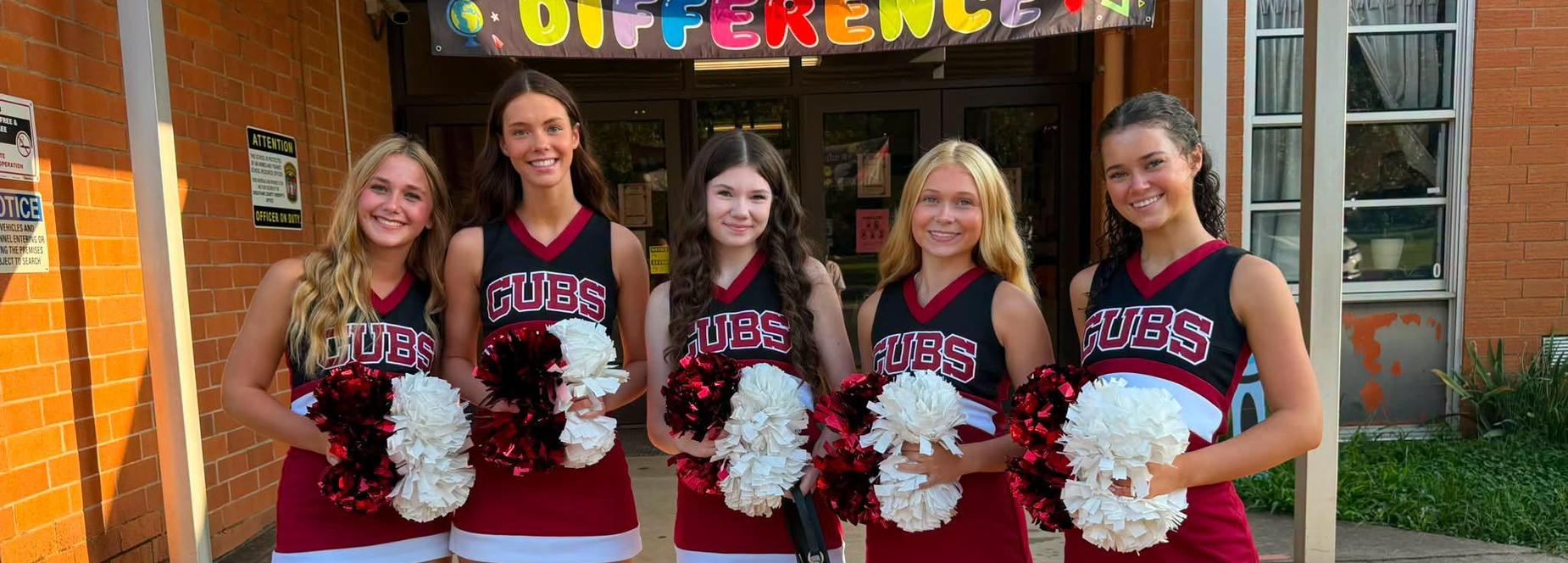 CCCHS cheerleaders