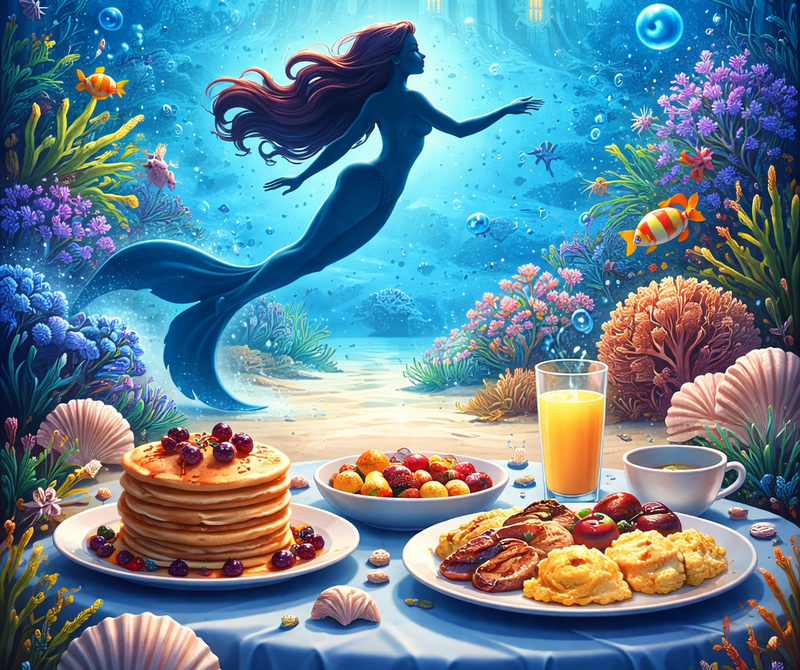 under the sea breakfast