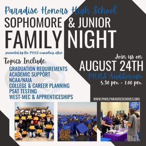 family night flyer