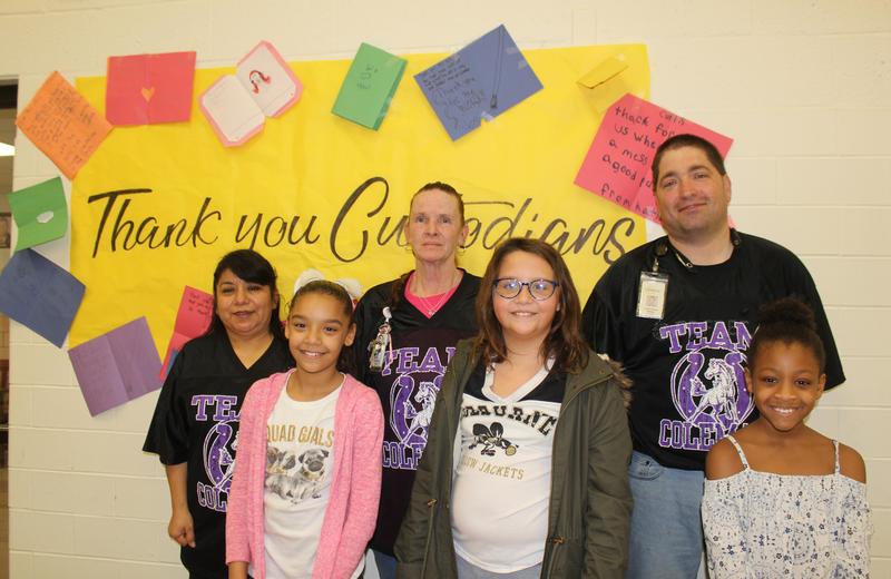 Students with Coleman custodians