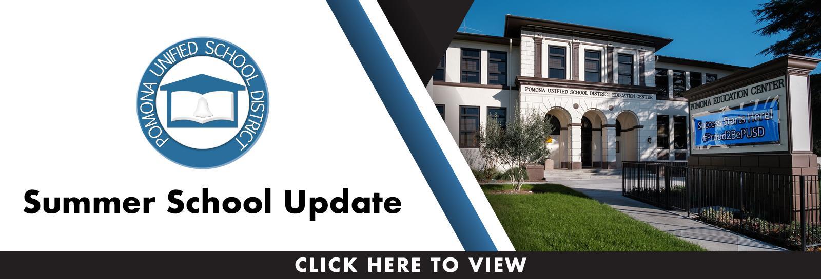 Summer School Update