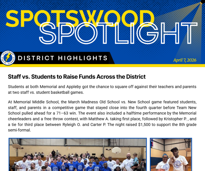 Spotswood Spotlight April 7, 2026
