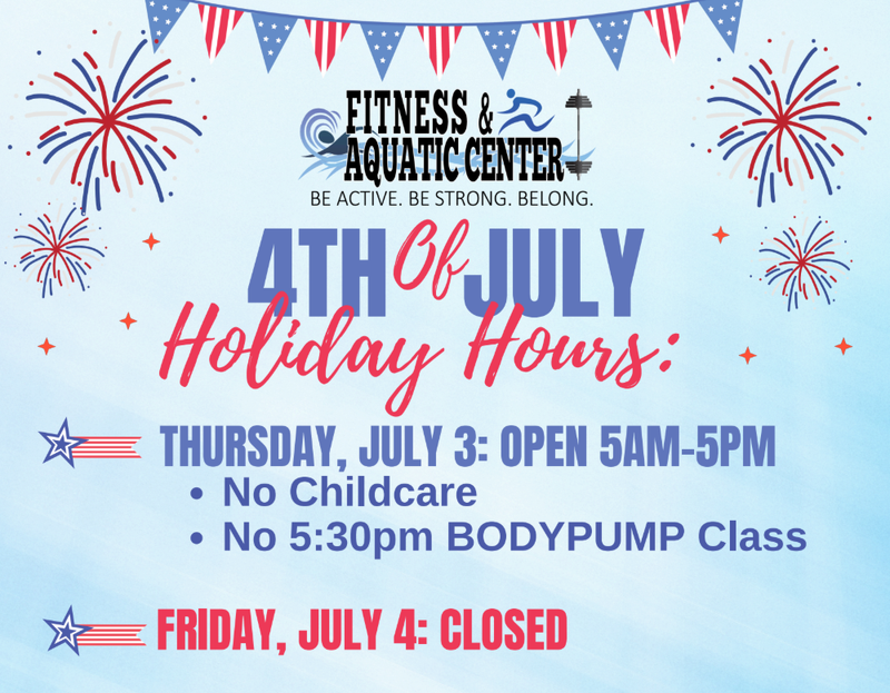 July 4th Holiday Hours