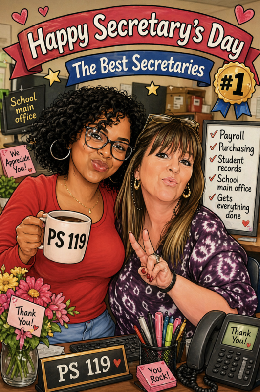 Happy Secretary's Day Flyer April 2026