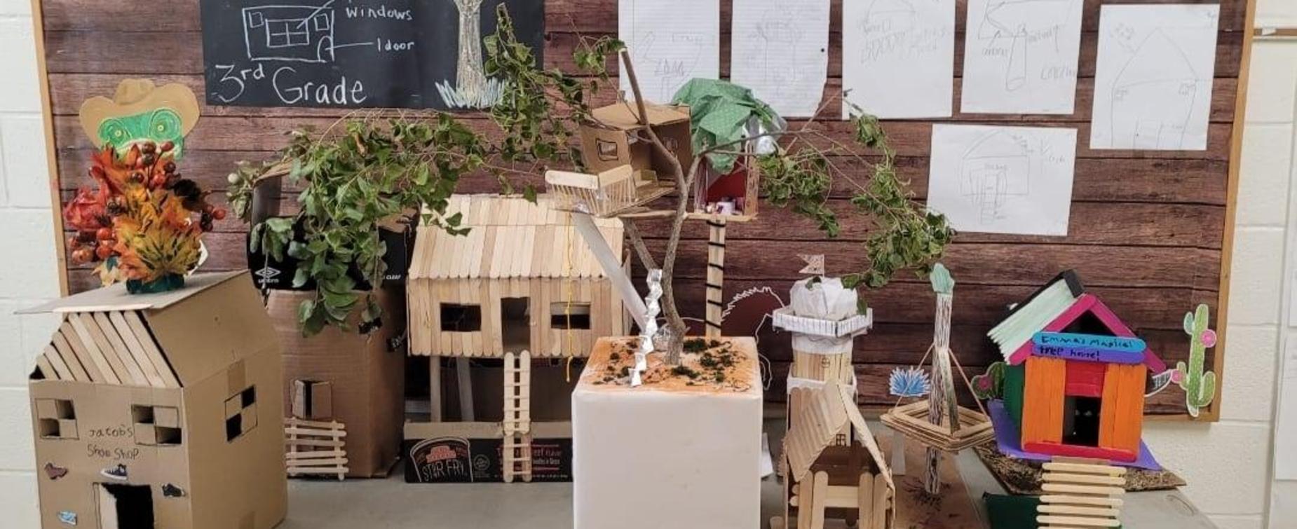 3rd Grade Tree house creations